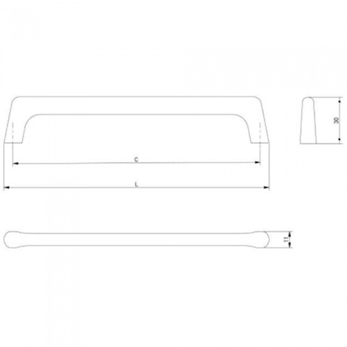 Ручка Octavio192 мм хром