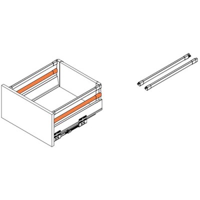 MODERN BOX PRO релинг 500 мм белый