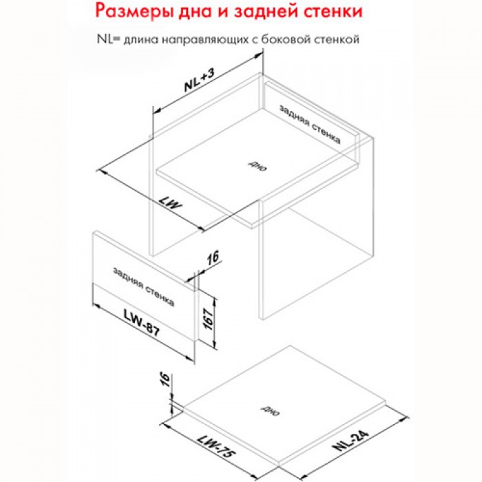 Комплект SB20GR.1/350 серый высокий (тонкие боковины) для СТАРТ