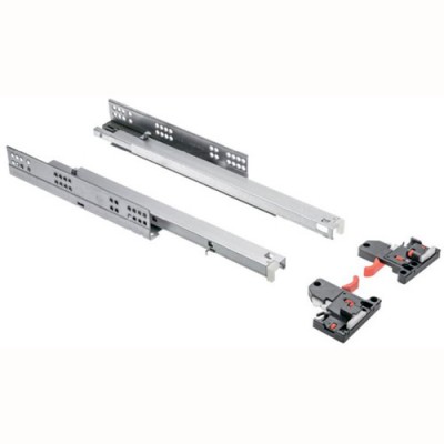 Направляющая MODERN SLIDE PRO полное выдвижение с доводчиком 450 мм GTV 3D регулир ( для 18 мм )