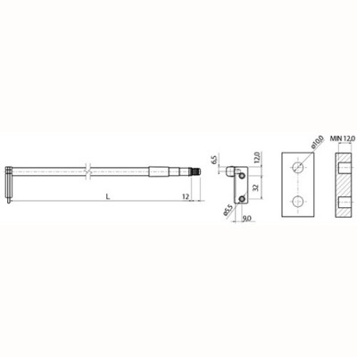 Релинг для металлобокса 450мм