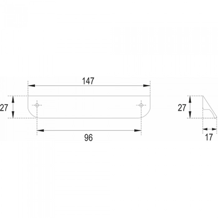 Ручка AL TICK RS156GR.3/96
