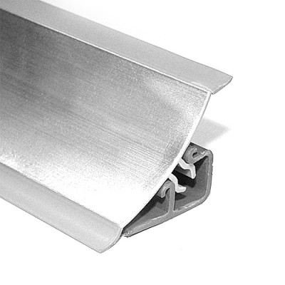 Плинтус 013 хром матовый 4,2м 