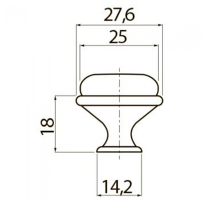 Ручка-кнопка GP-0728  узор