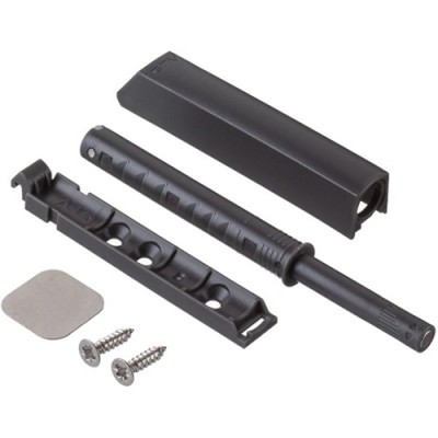 Tip-on усиленный врезной с адаптером темно-серый GTV