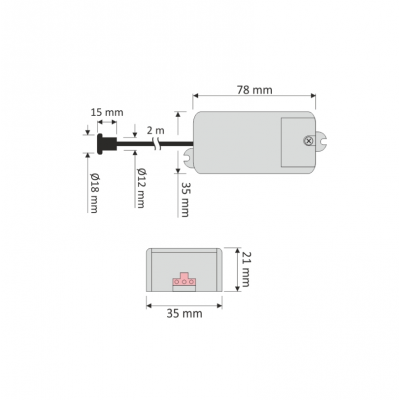 Выключатель бесконтактный двухфункциональный HLT