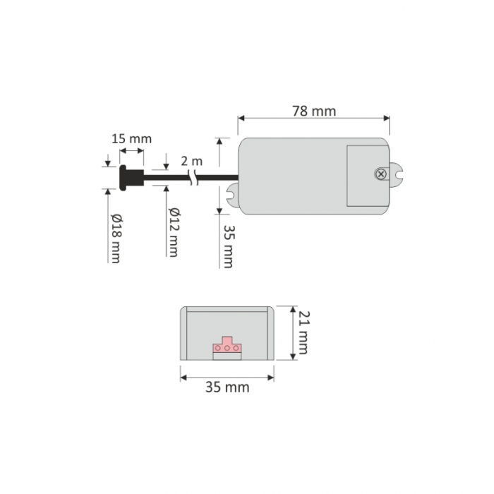 Выключатель бесконтактный двухфункциональный HLT