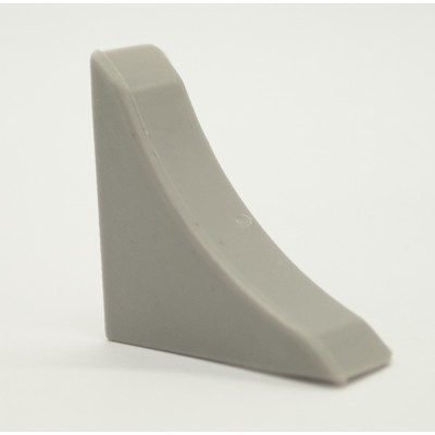 Заглушка к плинтусу серая (703)