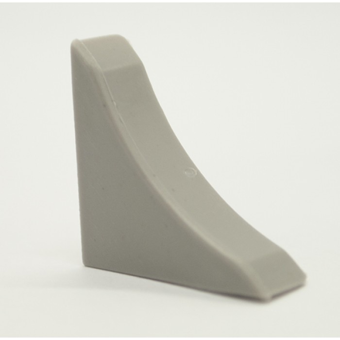 Заглушка к плинтусу серая (703)