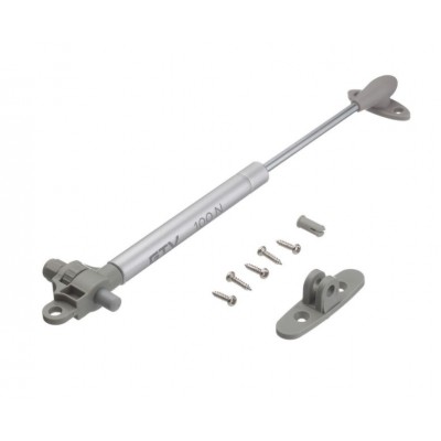 Кронштейн газовый 100N GTV с амортизатором с регулировкой серый