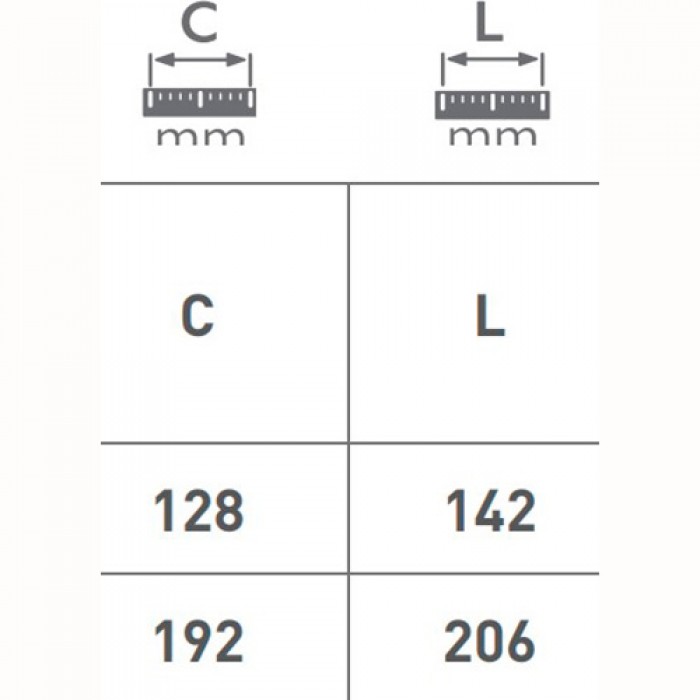 Ручка Nord 160 мм золото