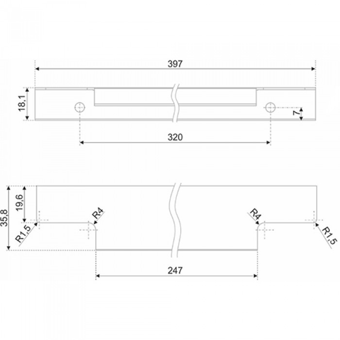 Ручка AL RAY RT109SG.1/000/400 (*)