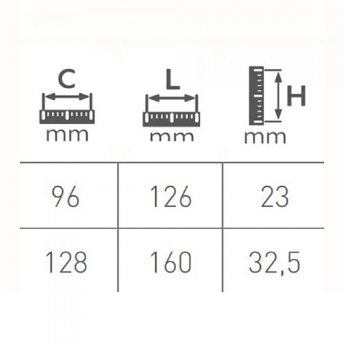 Ручка CAMAIO 128 мм черный матовый Ручка CAMAIO 128 мм черный матовый