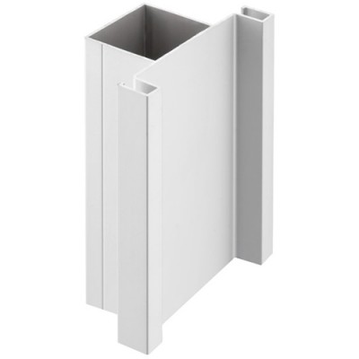 VELLO профиль вертикальный C-образный для распашных дверей алюминий (продается кратно 1 шт)