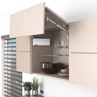 КОМПЛЕКТ AVENTOS HF top 28/35, БЕЛЫЙ (4 крест.+2 прямые отв. планки)