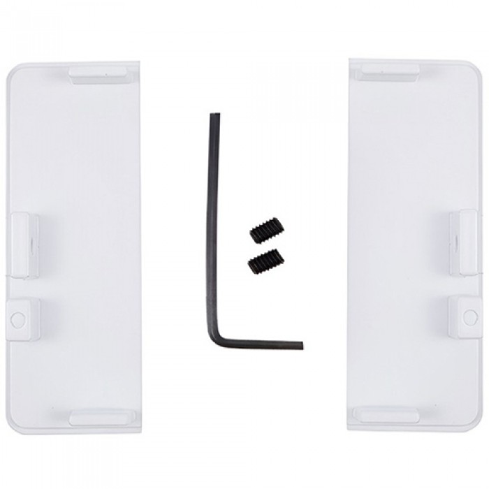 GOLA BALANCE заглушки закрытые внутренние к профилю C (левая/правая) белая