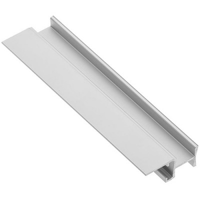 Профиль металлический торцевой для стеклянных полок MINI L-2 м для Led ленты GTV