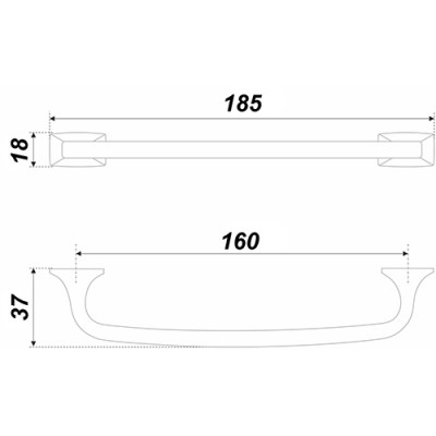 Ручка RS289BL.4/160