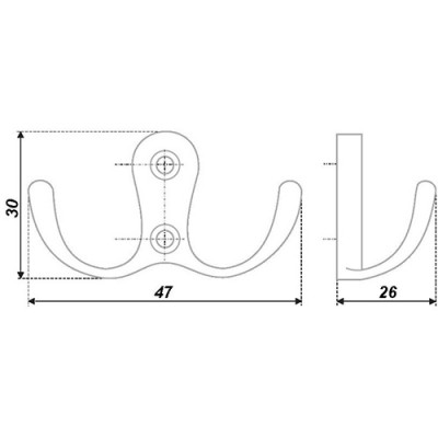 Вешалка WZ-CO 1904/ WP19 хром LC