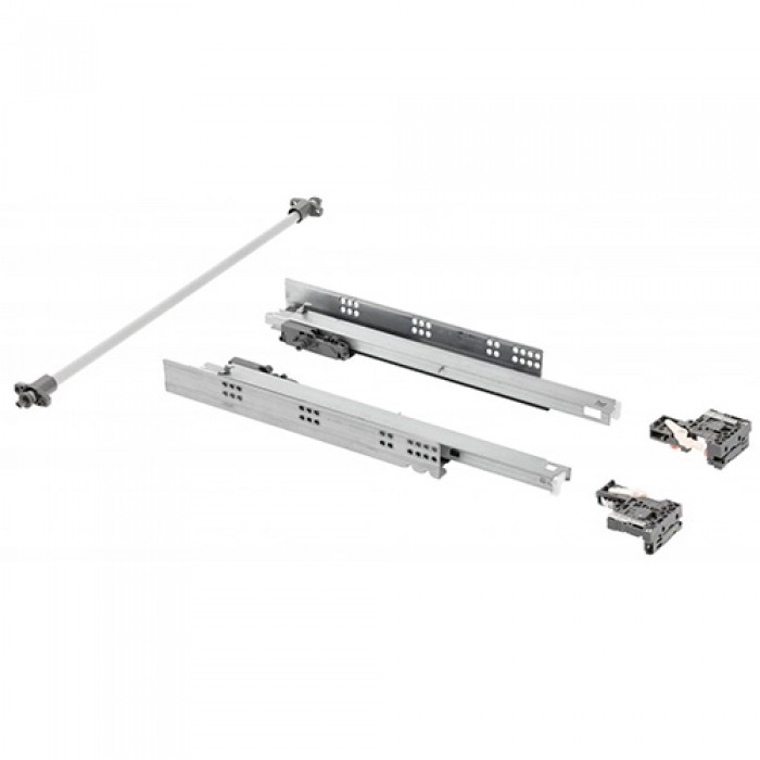 Направляющая PUSH TO OPEN MODERN SLIDE PRO (25 кг) полное выдвижение 400 мм GTV 3D регулир (18 мм)