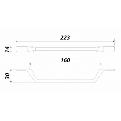 Ручка NUUK RS297MBSN.4/160