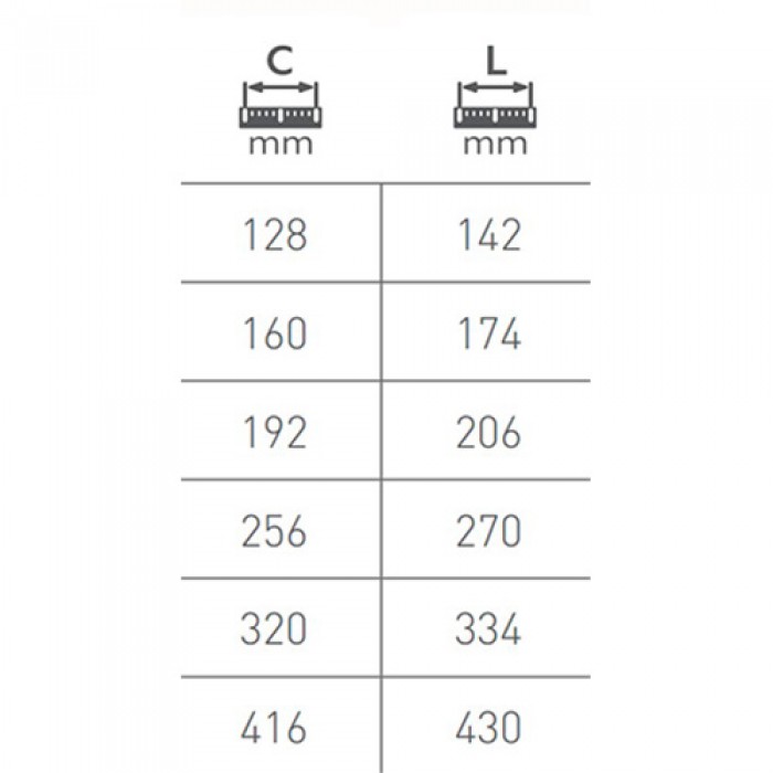 Ручка G1/192 черный матовый