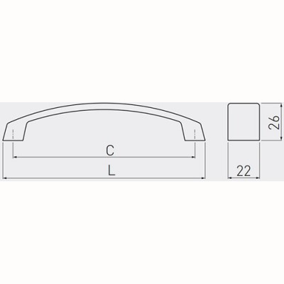 Ручка G1/192 черный матовый
