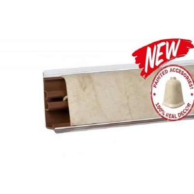 Плинтус LB-37 442 светлый мрамор ( 332 ) 