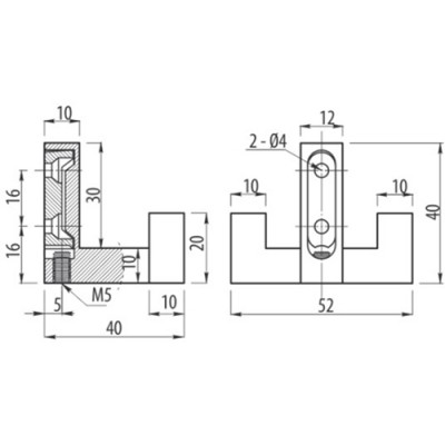 Вешалка K 2202 черная