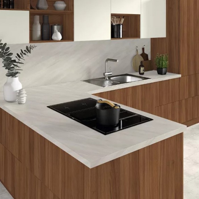 Столешница F675 ST75 Камень Кальвия светло-серый