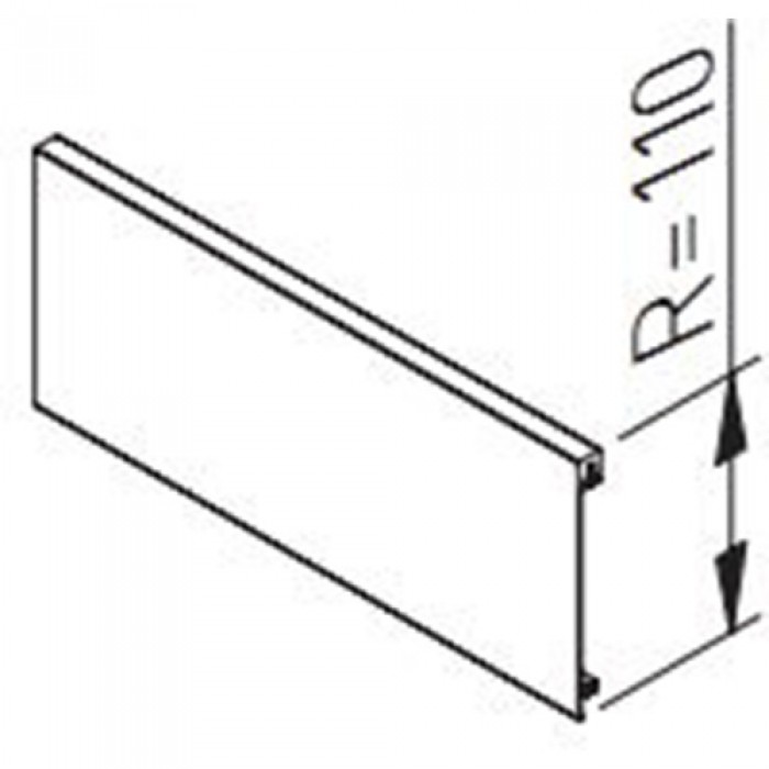 Передняя панель для внутреннего AXISPRO белая с креплением передней панели в комплекте (для 84 мм)