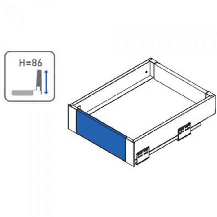 Передняя панель для внутреннего AXISPRO белая с креплением передней панели в комплекте (для 84 мм)