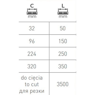 Ручка Trex 320/350 мм алюминий