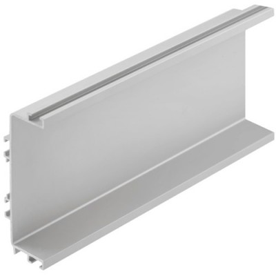 VELLO профиль C-образный средний для нижних баз алюминий