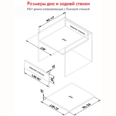 Комплект SB18GR.1/350 серый низкий (тонкие боковины) для СТАРТ