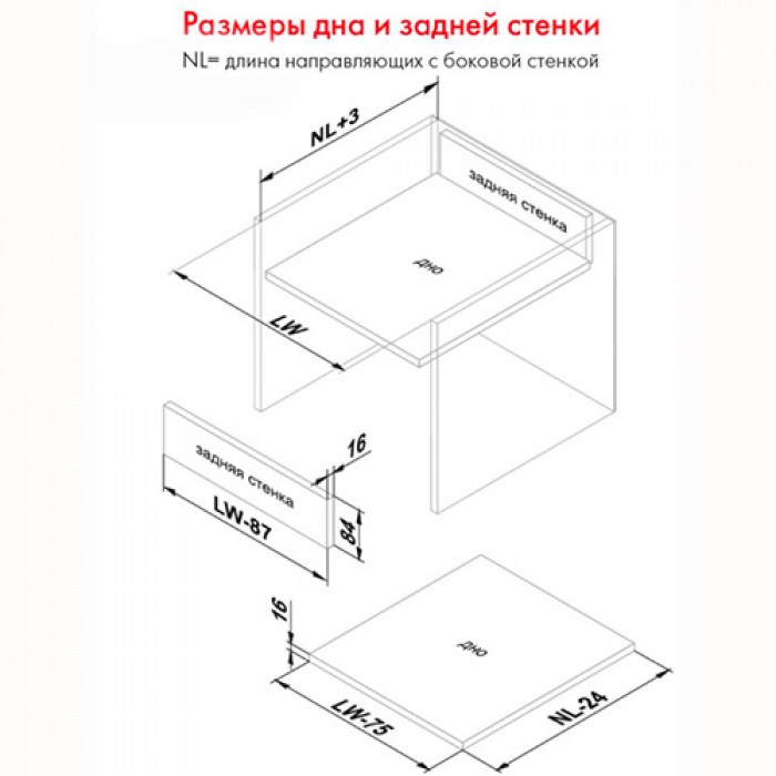 Комплект SB18GR.1/350 серый низкий (тонкие боковины) для СТАРТ