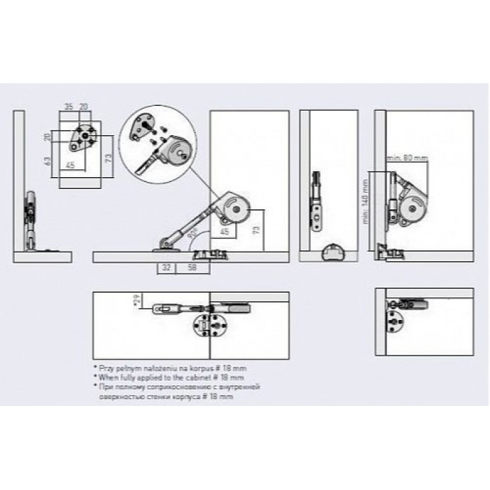 Барный кронштейн короткий VIM, модель PD-MDLIFT-P1-D, id:8110 ...