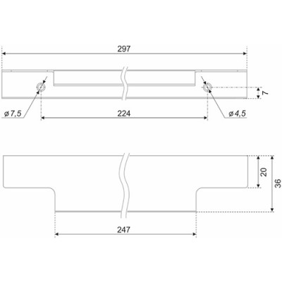 Ручка AL RAY RT109W.1/224/300