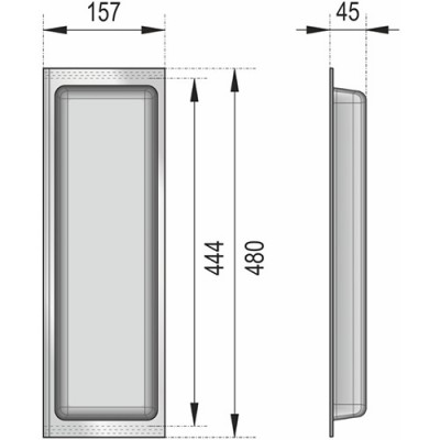 Блок универсальный широкий BLOKI PC12/GRPH/157x480