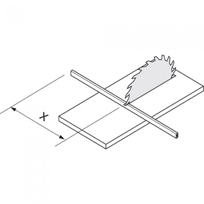 _Antaro поперечный прямоугольный релинг под раскрой белый (ZRG.1046Z  RELING  20SEIW)