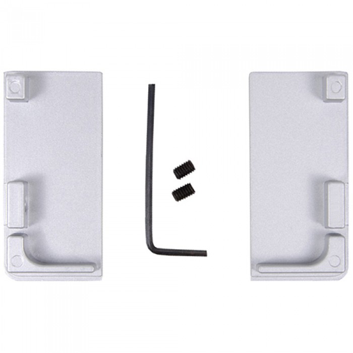 GOLA BALANCE заглушки закрытые внутренние к профилю L (левая/правая) алюминий