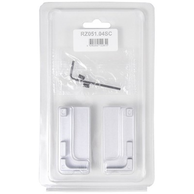 GOLA BALANCE заглушки закрытые внутренние к профилю L (левая/правая) алюминий