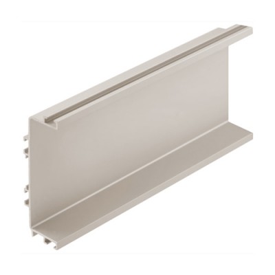 VELLO профиль C-образный средний для нижних баз инокс (продажа кратно 1 штуки)