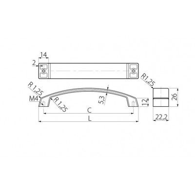 Ручка G1/256 сталь