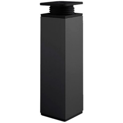 Ножка алюминиевая DAK-27 квадратная h=60 черная LC