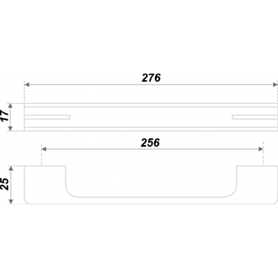 Ручка MONOHROME RS267CP/BL.4/256 хром+черный