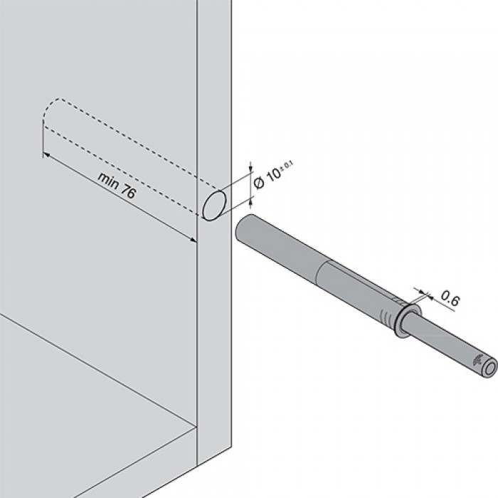 Tip-on усиленный черный (956A1002 TIP-ON 250TERS)