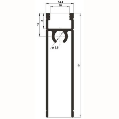 Профиль нижний шампань