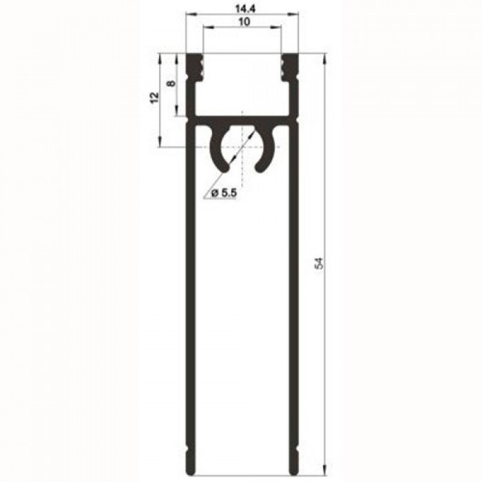 Профиль нижний шампань